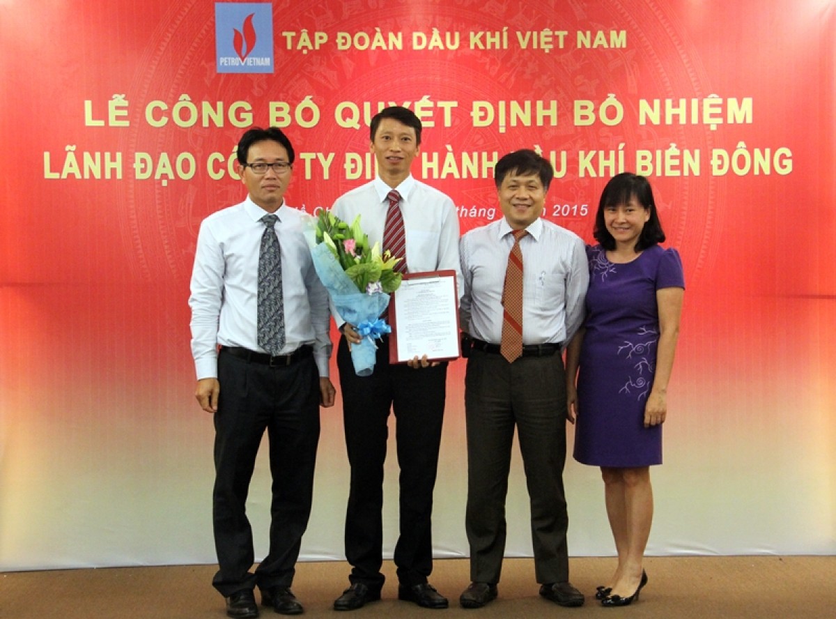 PVN trao quyết định bổ nhiệm lãnh đạo Biển Đông POC