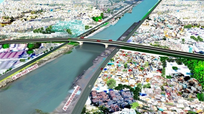 TP HCM: Cầu nghìn tỷ giúp giảm ùn tắc vào trung tâm tp hcm cau nghin ty giup giam un tac khu nam vao trung tam