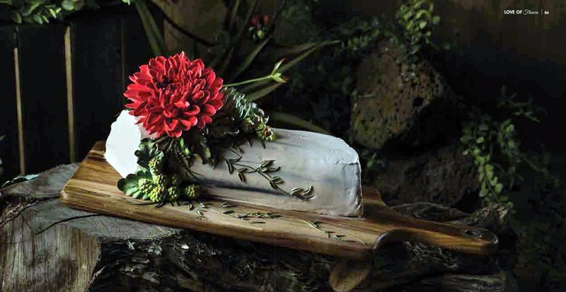 love of flowers hoa tren banh kem