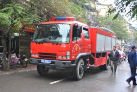 Hà Nội: Hỏa hoạn ở khu tập thể Thành Công