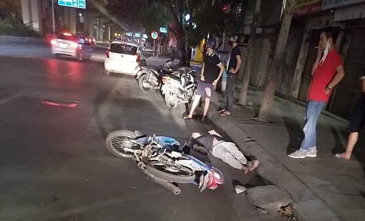 ha noi truy tim o to gay tngt roi bo tron