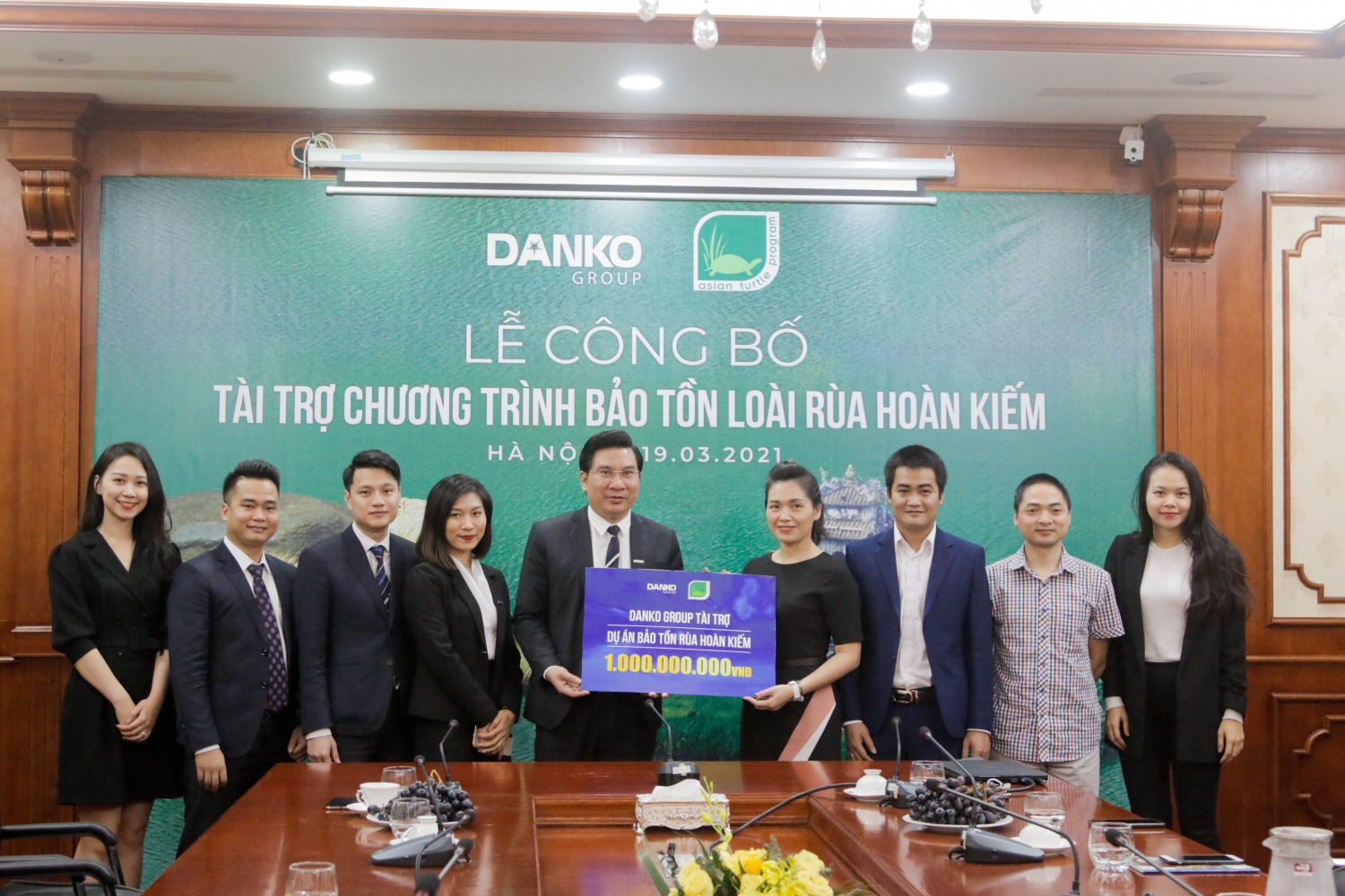 Một đơn vị tài trợ 1 tỉ đồng cho Chương trình bảo tồn rùa Châu Á Một đơn vị tài trợ 1 tỉ đồng cho Chương trình bảo tồn rùa châu Á