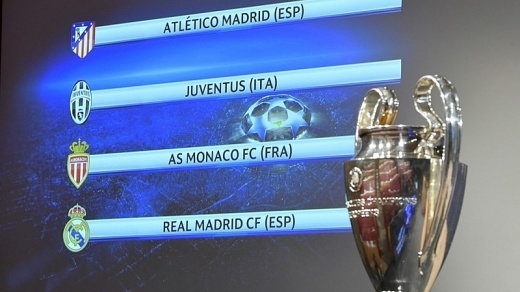 Bán kết Cúp C1: Real chạm trán Atletico, Juve đấu Monaco