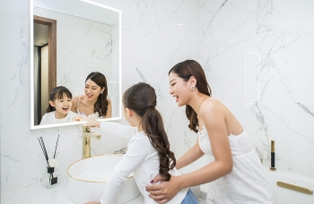Cận cảnh căn hộ 3 phòng ngủ “đẹp hơn cả 3D” sắp bàn giao tại Tây Hồ Tây