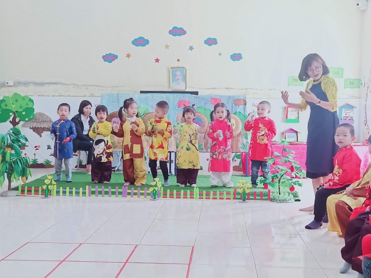 Đổi thay ở trường mầm non được BRS hỗ trợ xây dựng tại Thái Bình