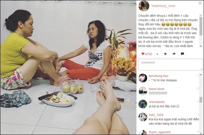 hoa minzy up mo ve dam cuoi voi cong phuong tren instagram