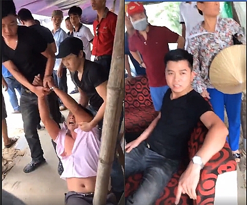 gia danh cong an bat nguoi tai quoc oai qua coi thuong phap luat