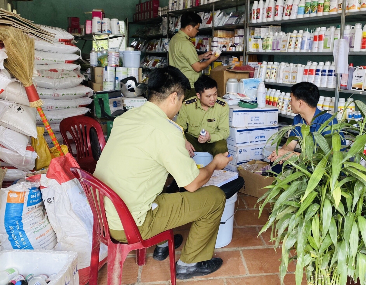 Xử phạt cơ sở kinh doanh phân bón không đủ điều kiện