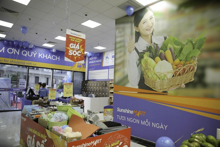 sunshine city khai truong sieu thi sunshine mart the gioi mua sam ngay duoi chan toa nha cho cu dan