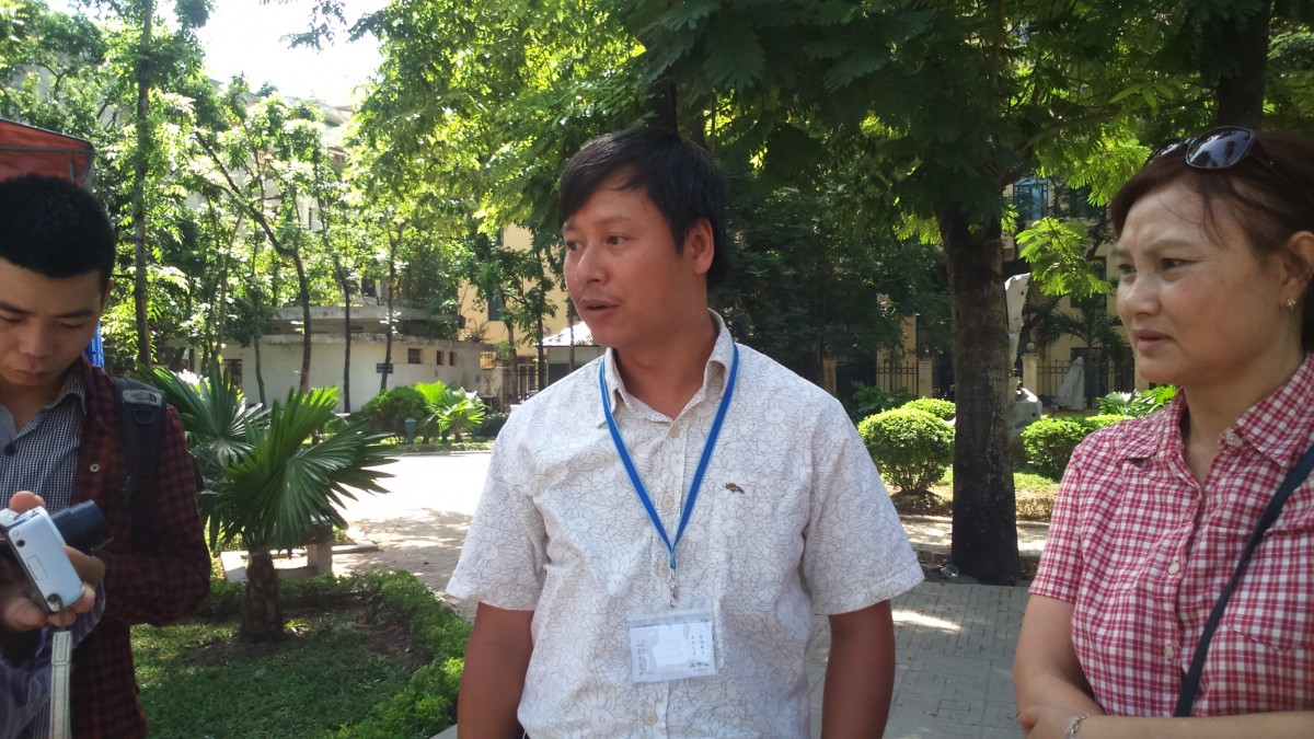 Ông Nguyễn Anh Tuấn - Chủ tịch phường Quang Trung cho biết sẽ xin ý kiến chỉ đạo của thành phố trong việc này