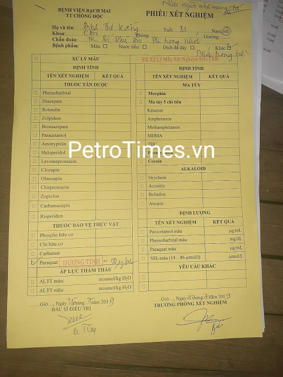 vu bo thuoc sau vao be nuoc o phu tho mau nuoc duong tinh voi chat paraquat