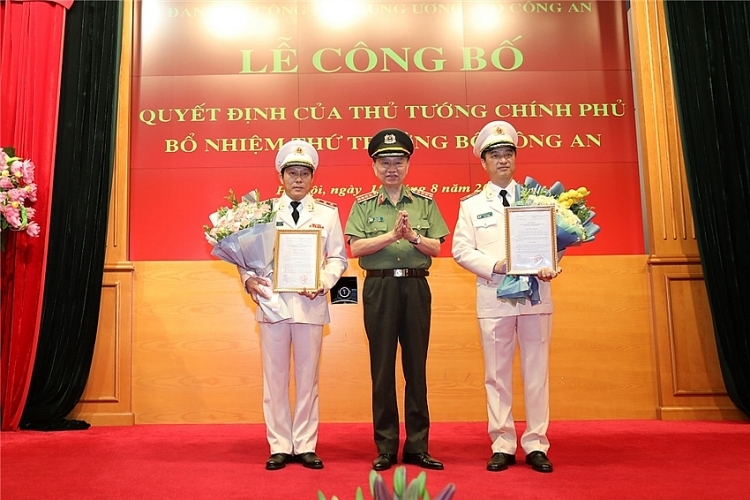 Bộ Công an bổ nhiệm hai Thứ trưởng