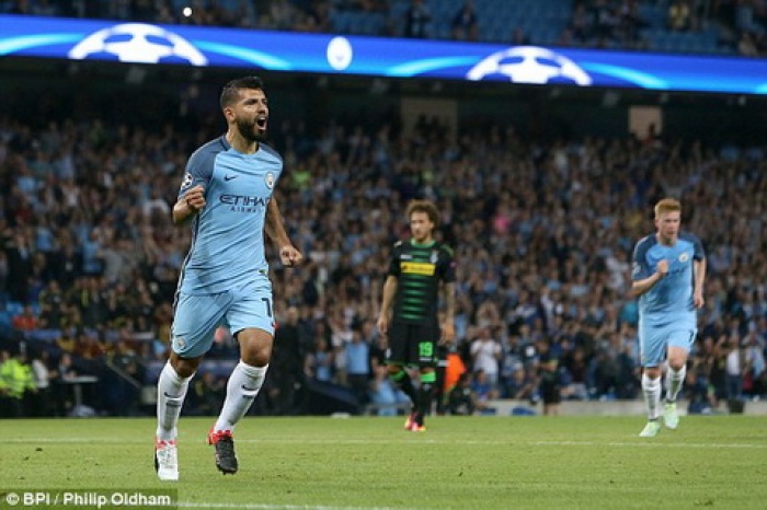 Video clip Man City 4-0 Monchengladbach (Champions League 2016/17)
