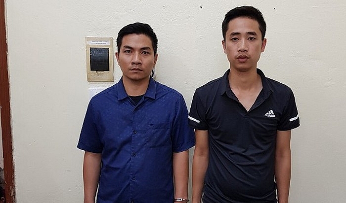 ha noi bat 2 doi tuong vu no o chung cu linh dam