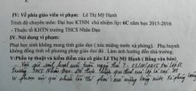 canh cao co giao bat hoc sinh xuc mieng bang xa phong