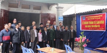 Trao nhà 'Nghĩa tình đồng đội' tại Phú Thọ