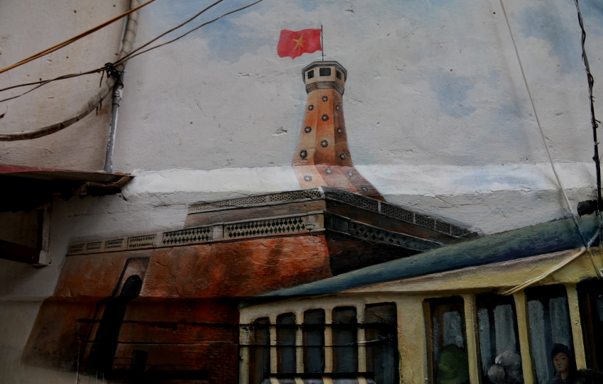 Khu tập thể đẹp ngỡ ngàng với tranh bích họa khu tap the dep ngo ngang voi tranh bich hoa