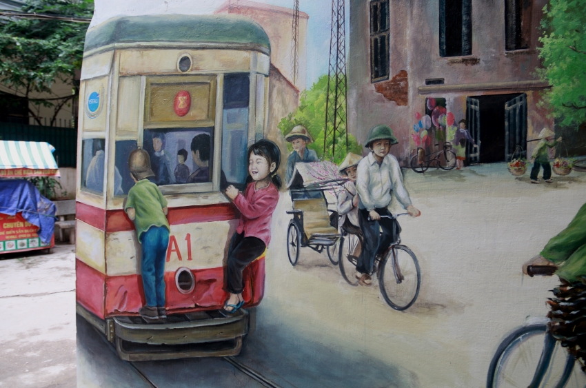 Khu tập thể đẹp ngỡ ngàng với tranh bích họa khu tap the dep ngo ngang voi tranh bich hoa