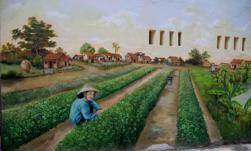 Khu tập thể đẹp ngỡ ngàng với tranh bích họa khu tap the dep ngo ngang voi tranh bich hoa