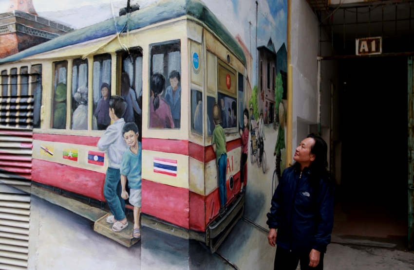 Khu tập thể đẹp ngỡ ngàng với tranh bích họa khu tap the dep ngo ngang voi tranh bich hoa