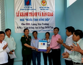 Trao nhà “Nghĩa tình đồng đội” tại Bình Thuận
