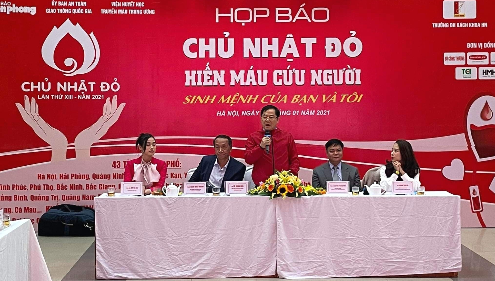 Chủ nhật Đỏ 2021: 43 tỉnh, thành sẽ tham gia hiến máu tình nguyện