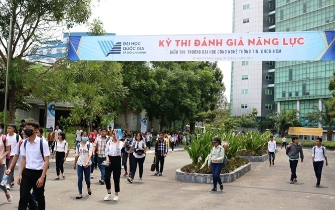 Năm 2022, ĐH Quốc gia TP HCM thi đánh giá năng lực tại 17 tỉnh, thành