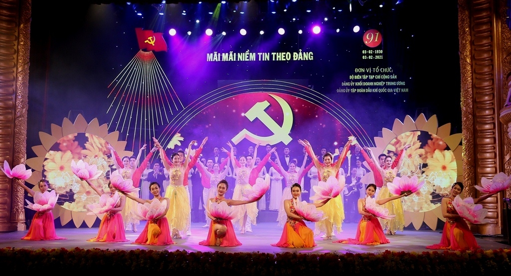 Petrovietnam đồng hành cùng chương trình nghệ thuật “Mãi mãi niềm tin theo Đảng” Petrovietnam đồng hành cùng chương trình nghệ thuật “Mãi mãi niềm tin theo Đảng”