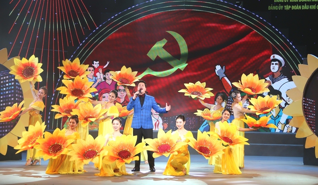 Petrovietnam đồng hành cùng chương trình nghệ thuật “Mãi mãi niềm tin theo Đảng” Petrovietnam đồng hành cùng chương trình nghệ thuật “Mãi mãi niềm tin theo Đảng”