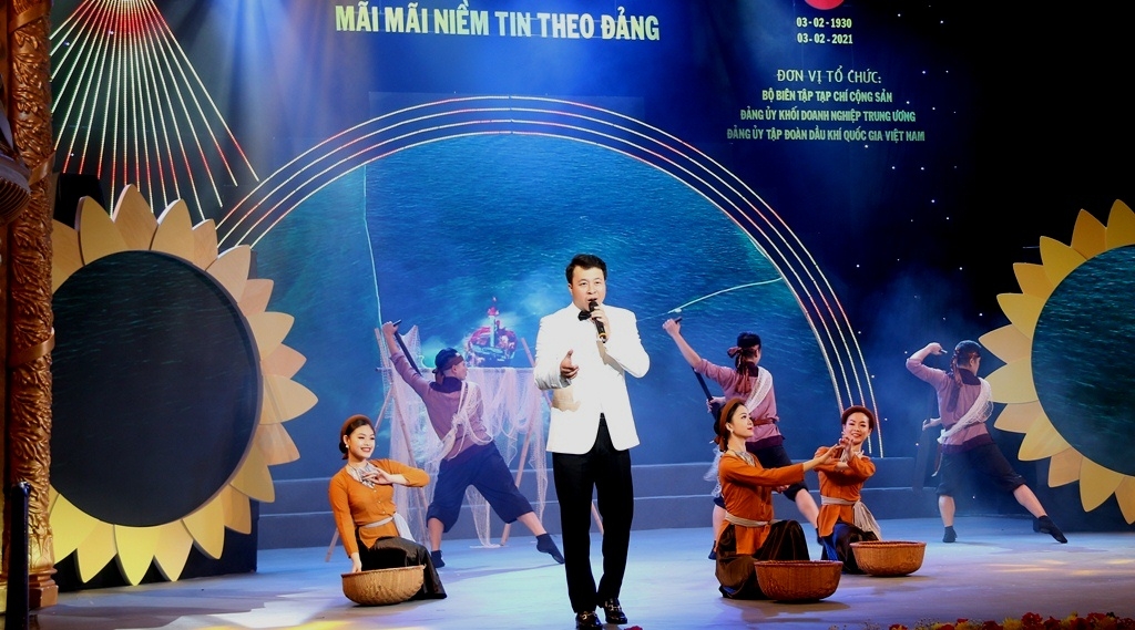 Petrovietnam đồng hành cùng chương trình nghệ thuật “Mãi mãi niềm tin theo Đảng”