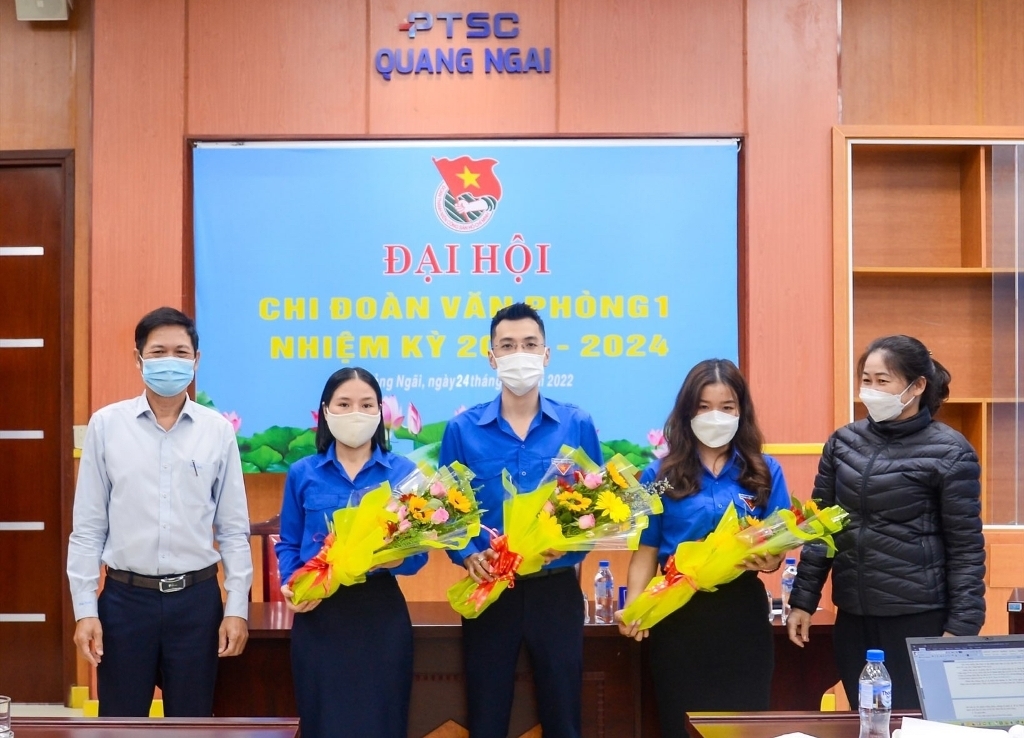 Đại hội Đoàn Thanh niên Công ty PTSC Quảng Ngãi nhiệm kỳ 2022 - 2024