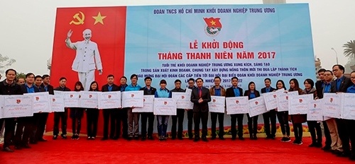 tuoi tre khoi doanh nghiep trung uong khoi dong thang thanh nien nam 2017
