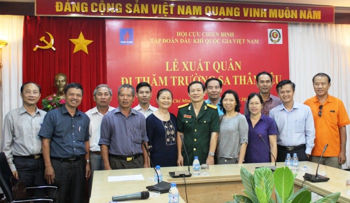 hoi cuu chien binh pvn to chuc ra quan vi truong sa than yeu