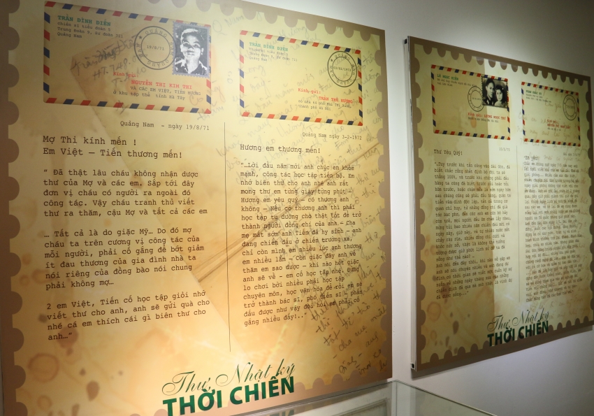 trung bay tu lieu quy thu nhat ky thoi chien