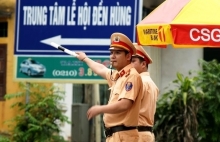 Phú Thọ: Phân luồng giao thông phục vụ Lễ hội Đền Hùng 2019