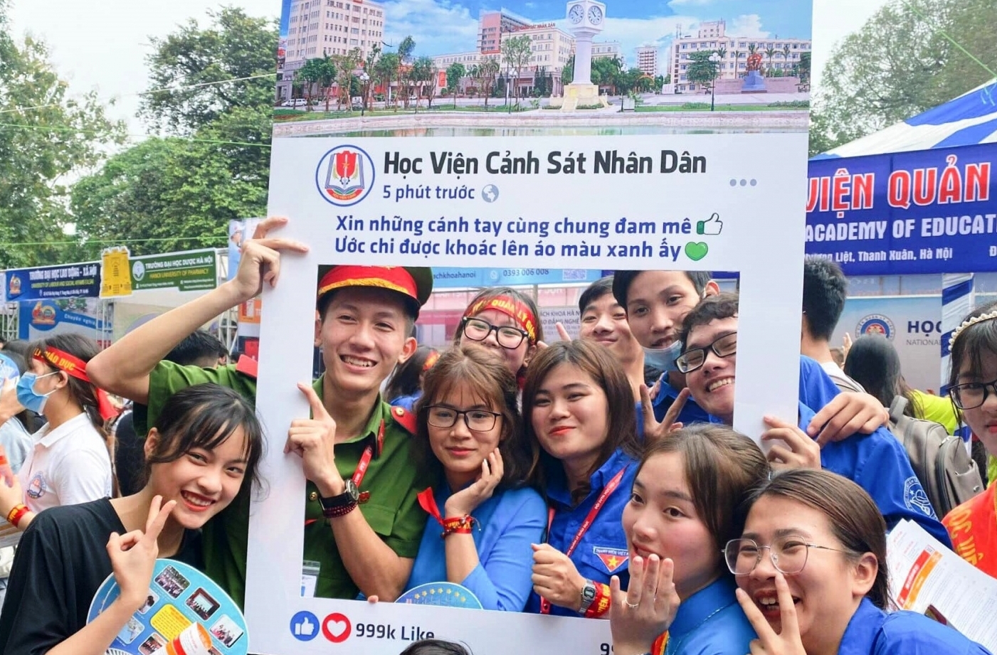 Học viện Cảnh sát Nhân dân: Thí sinh bị cận thị vẫn có thể đăng ký xét tuyển