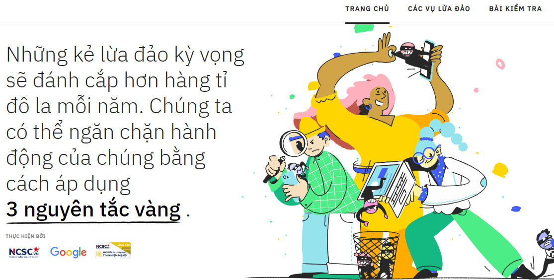 Ra mắt website giúp người dùng nhận biết lừa đảo trực tuyến