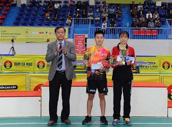 be mac giai bong ban tranh cup petrovietnam dam ca mau 2018