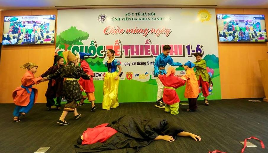 pvcombank to chuc vui tet thieu nhi 16 tai benh vien xanh pon