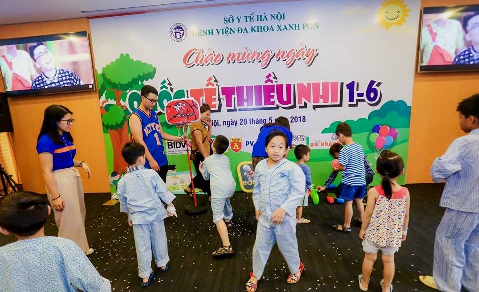 pvcombank to chuc vui tet thieu nhi 16 tai benh vien xanh pon