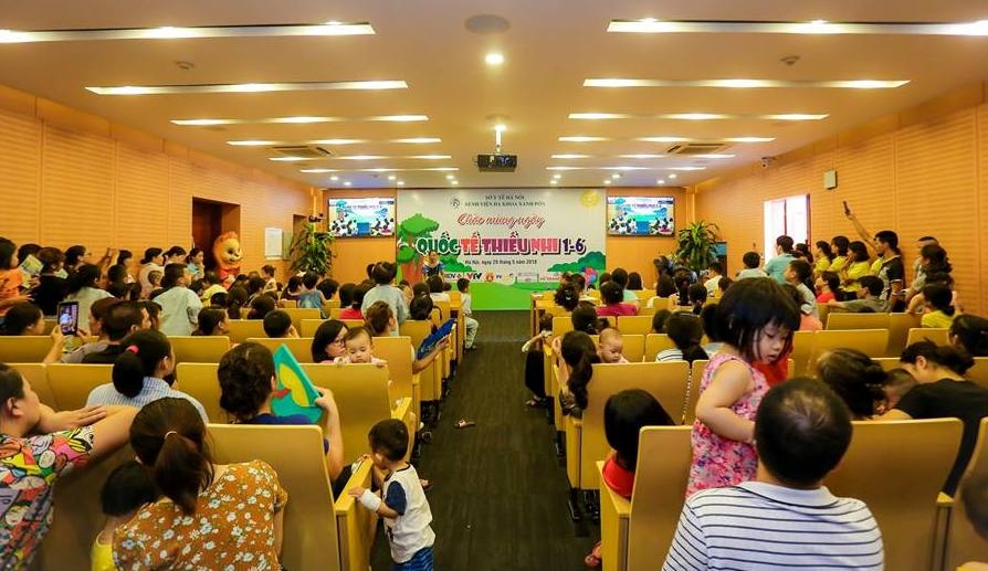 pvcombank to chuc vui tet thieu nhi 16 tai benh vien xanh pon