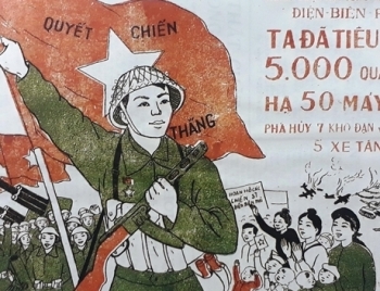 Nhớ quá khứ hào hùng qua “Tranh cổ động chiến dịch Điện Biên Phủ”
