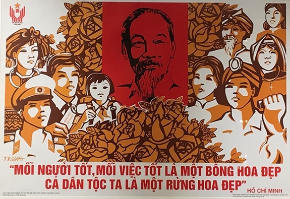 trung bay tranh chan dung ho chi minh goc nhin tu tranh co dong