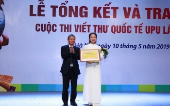 "Người hùng Ozone" đạt giải Nhất cuộc thi Viết thư quốc tế UPU lần 48