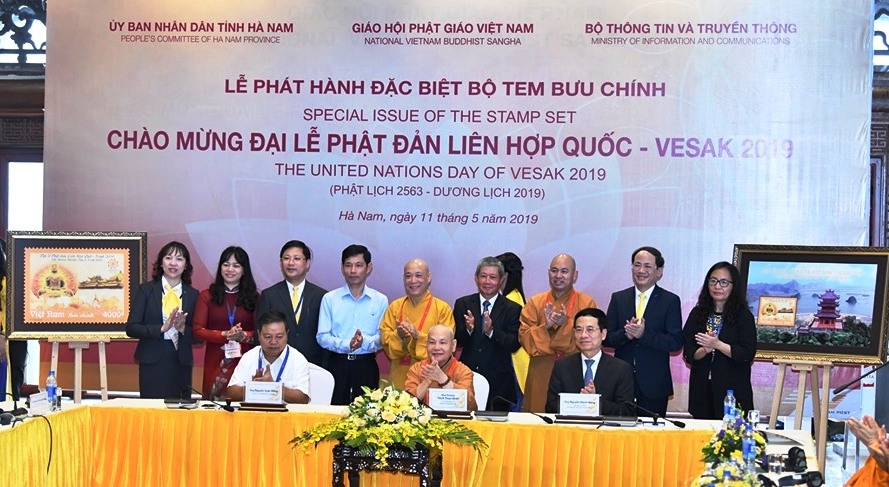 phat hanh bo tem dac biet chao mung dai le phat dan lien hop quoc vesak 2019