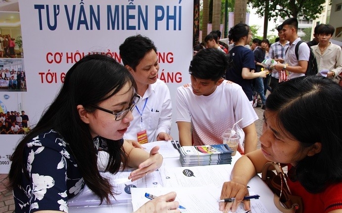 ngay hoi tu van huong nghiep va viec lam khoi nguon luc don thanh cong