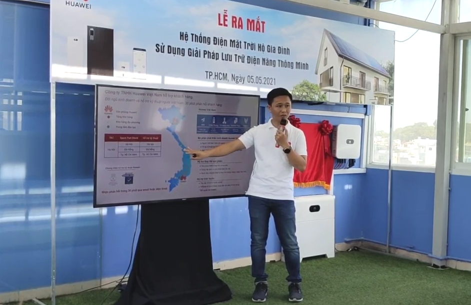 Ra mắt dự án điện mặt trời áp mái hộ gia đình sử dụng bộ lưu trữ thông minh