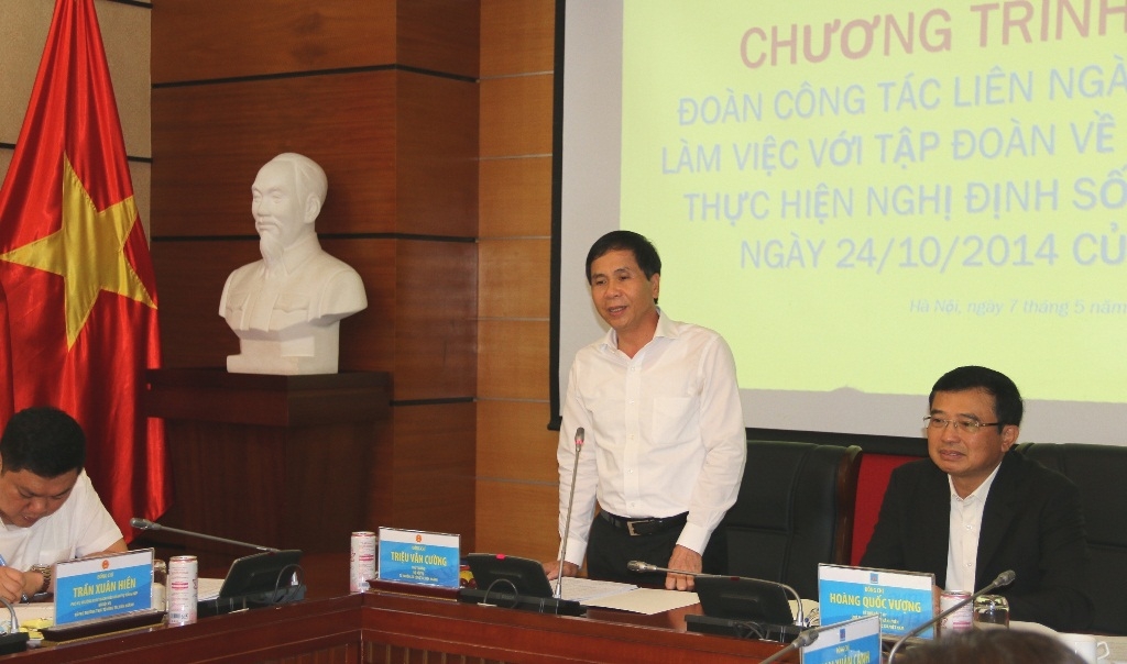 Đoàn công tác liên ngành Trung ương đánh giá việc triển khai thực hiện Nghị định 98 tại Petrovietnam