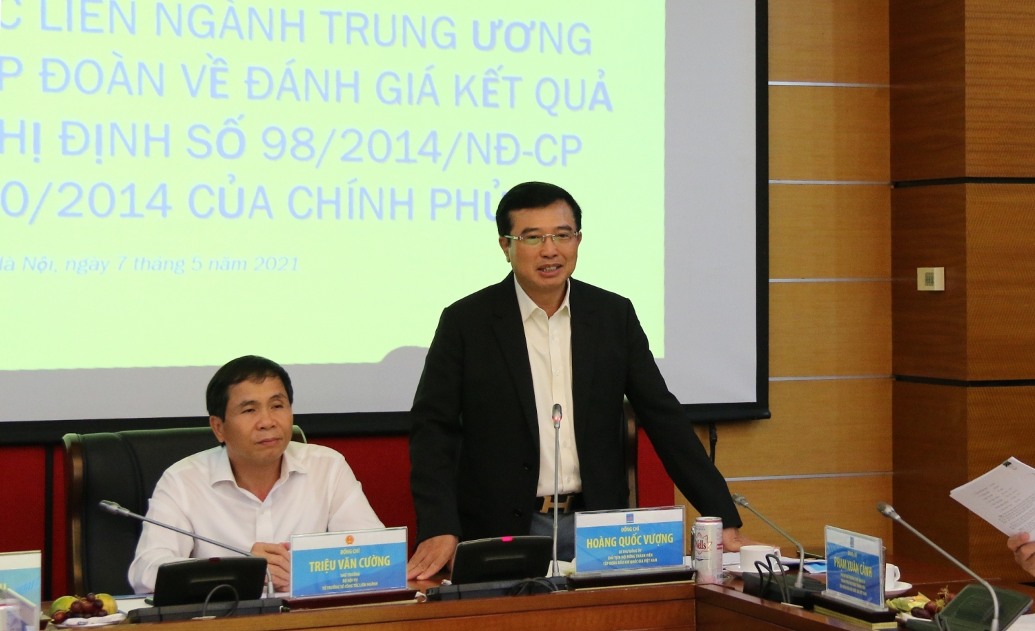 Đoàn công tác liên ngành Trung ương đánh giá việc triển khai thực hiện Nghị định 98 tại Petrovietnam