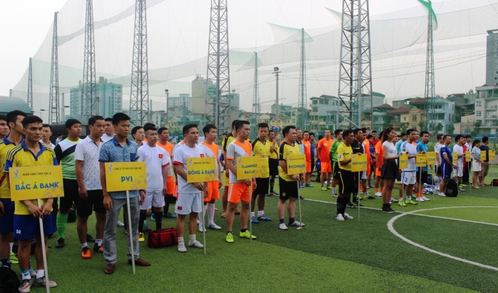 pvcombank khai mac giai bong da bank league open 2016
